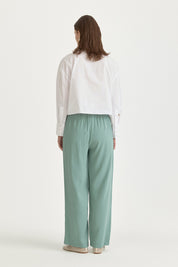 Beli Lastikli Rahat Kalıp Modal Pantolon - Mint