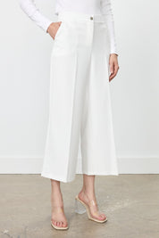 Bilek Boy Bol Paça Pantolon - Ekru