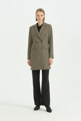 Blazer Ceket - Haki