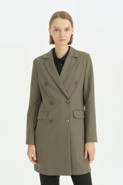 Blazer Ceket - Haki