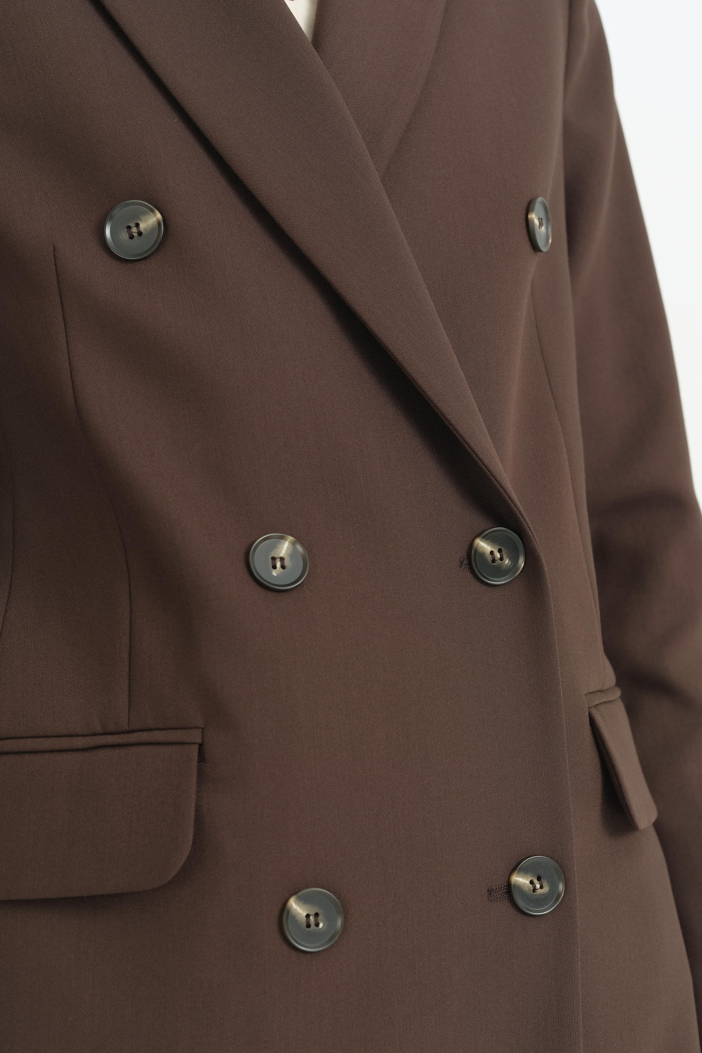 Blazer Ceket - Kahve