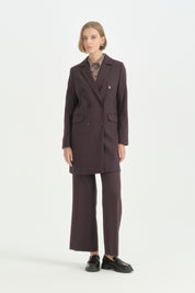 Blazer Ceket - Mürdüm