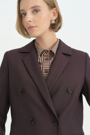 Blazer Ceket - Mürdüm