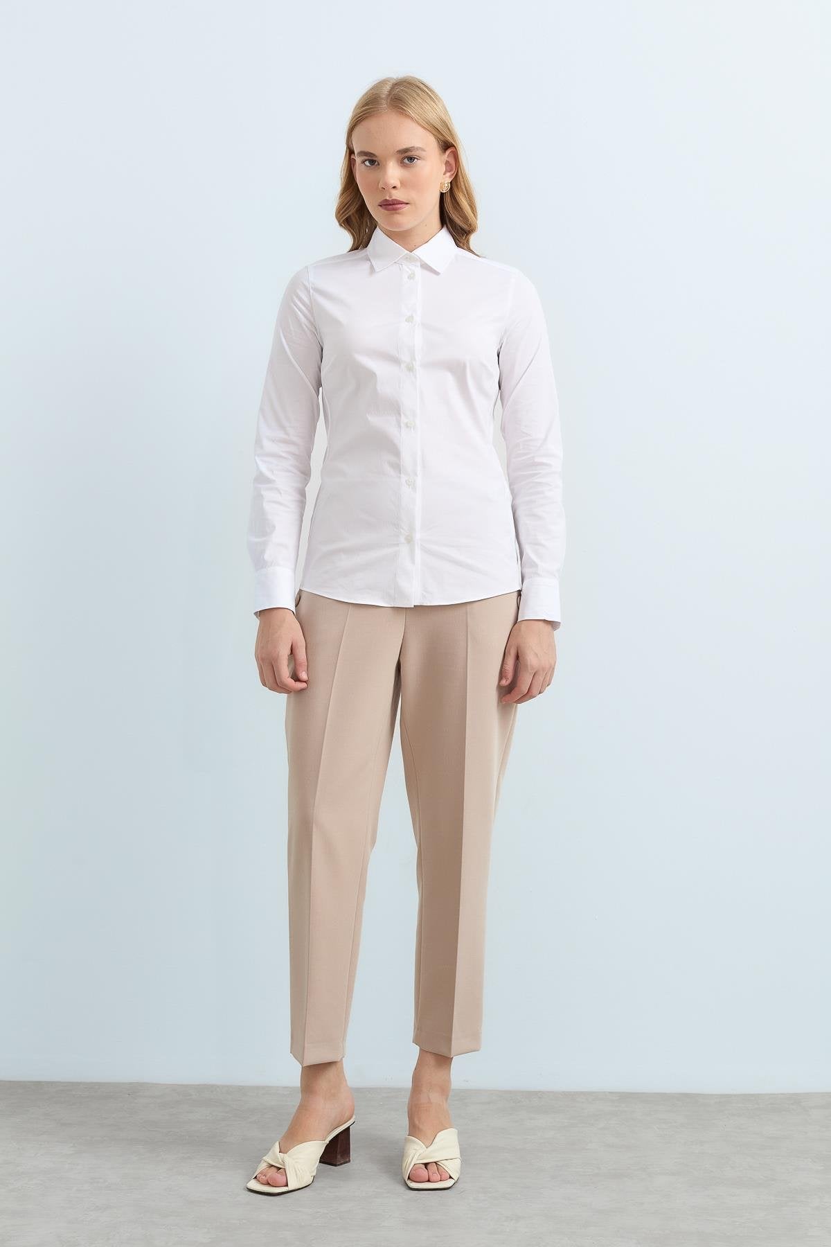 Blazer Pantolon - Taş
