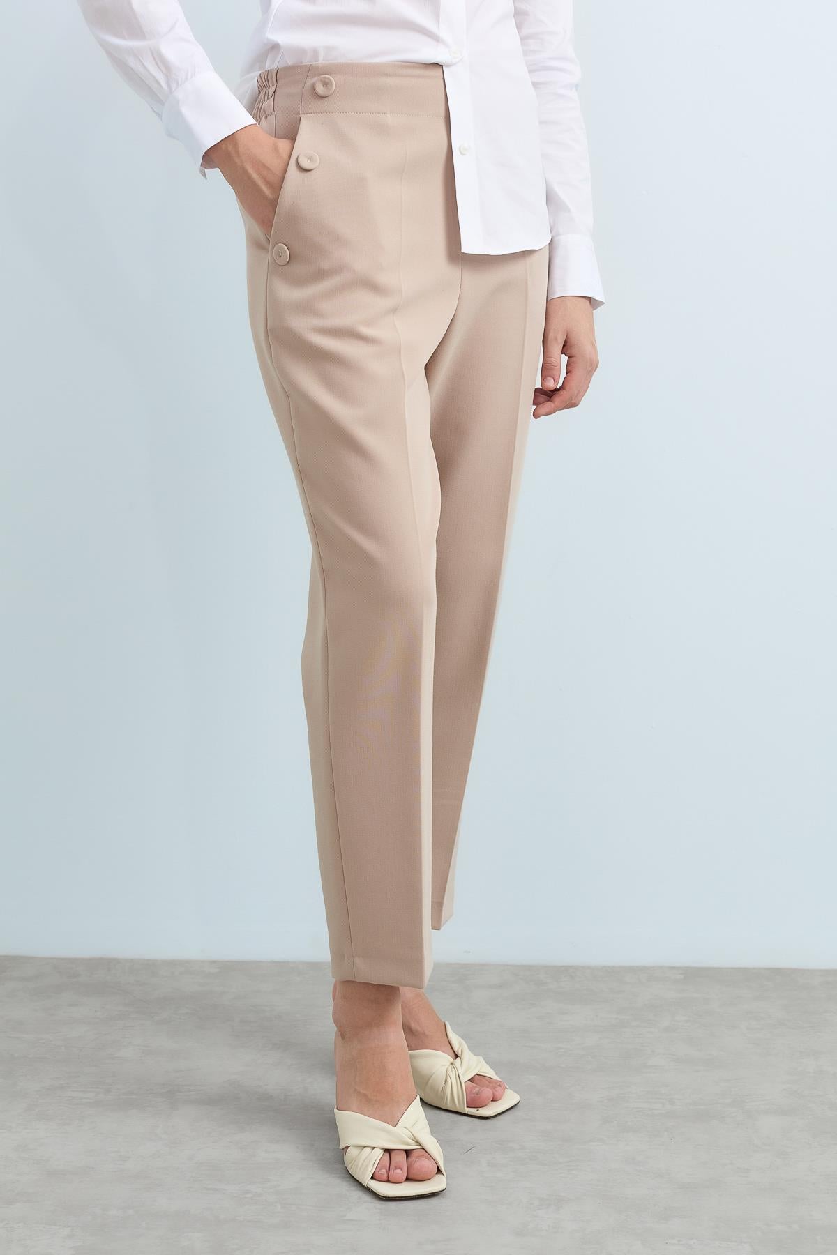 Blazer Pantolon - Taş