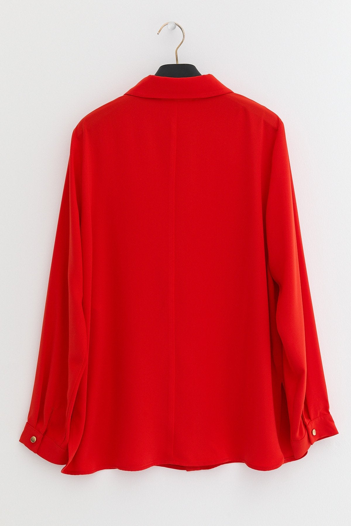 Plus Size Basic Shirt - Coral