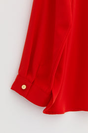 Plus Size Basic Shirt - Coral