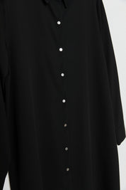 Plus Size Basic Tunic - Black