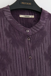 Plus Size Cupra Shirt - Plum