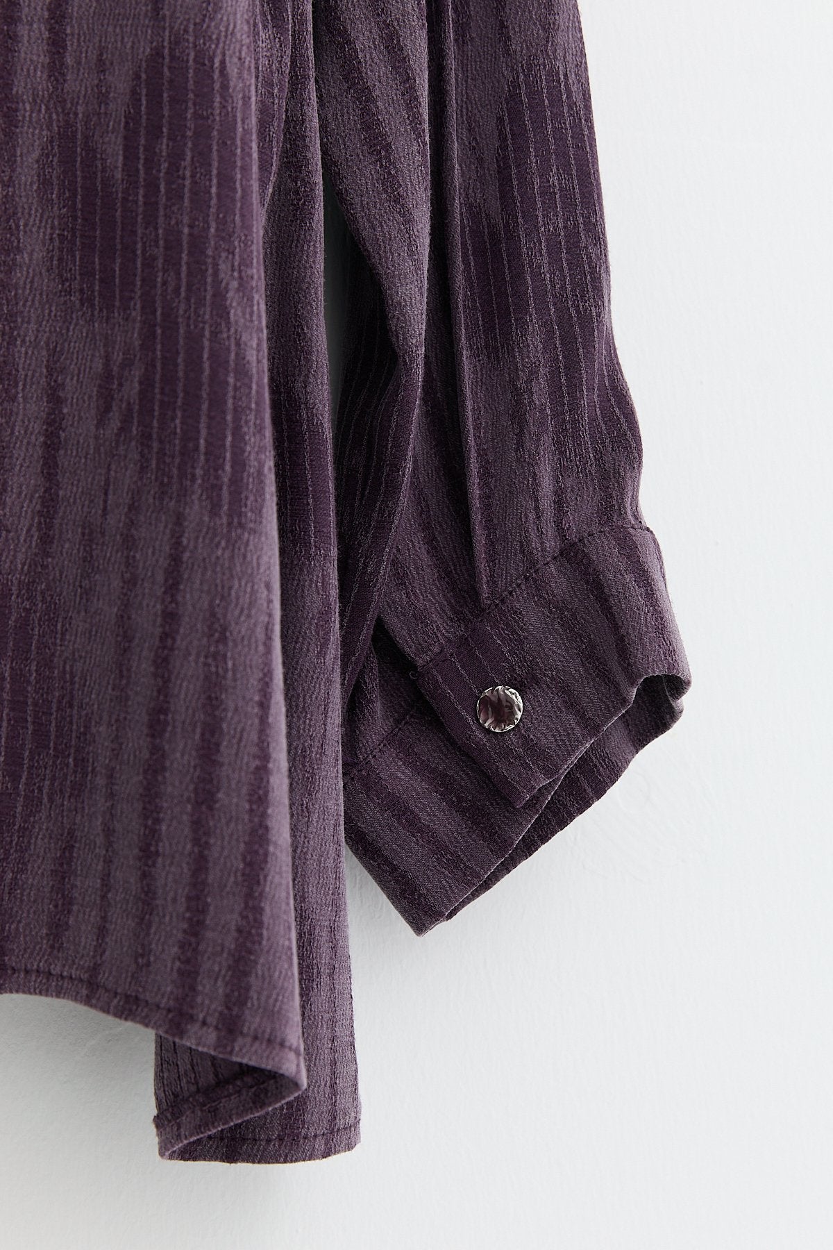 Plus Size Cupra Shirt - Plum
