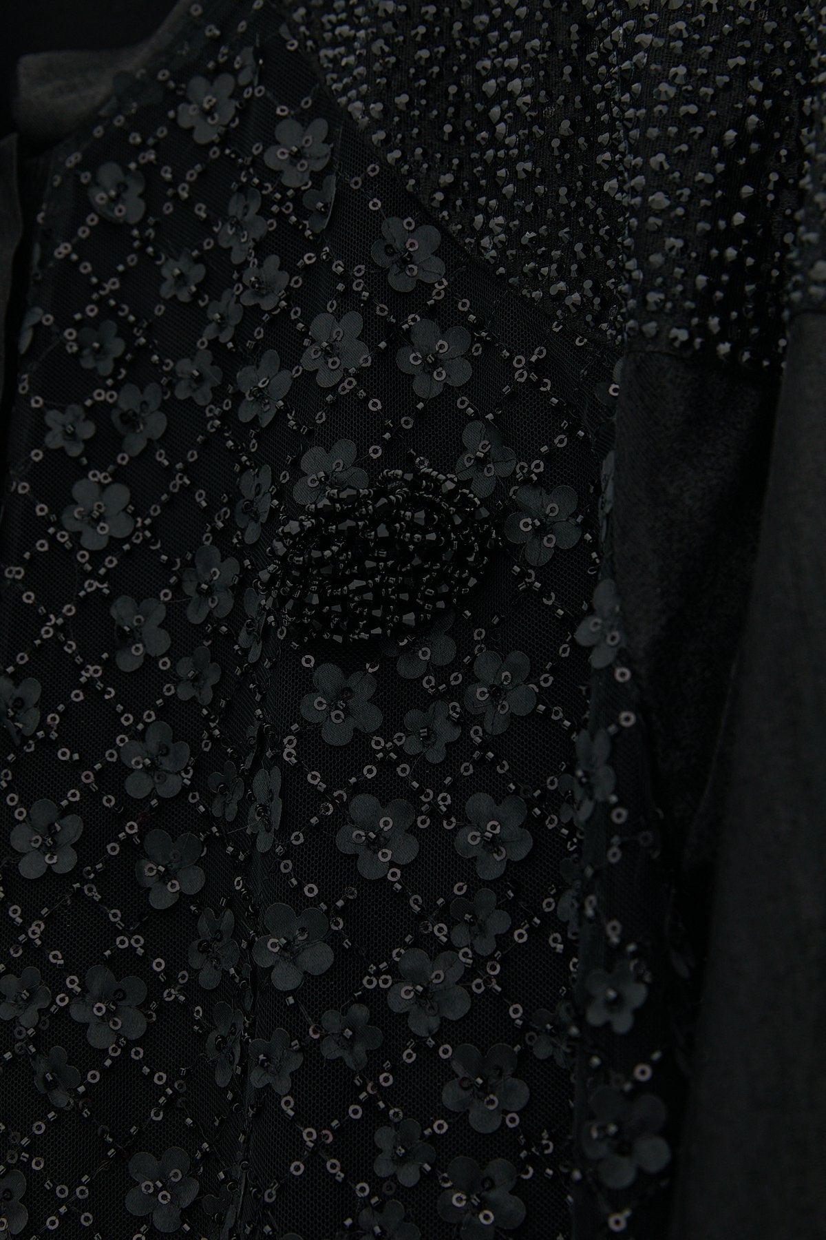 Plus Size Abaya Set with Dress - Black