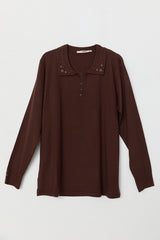 Plus Size Ice Knit Sweater - Tan