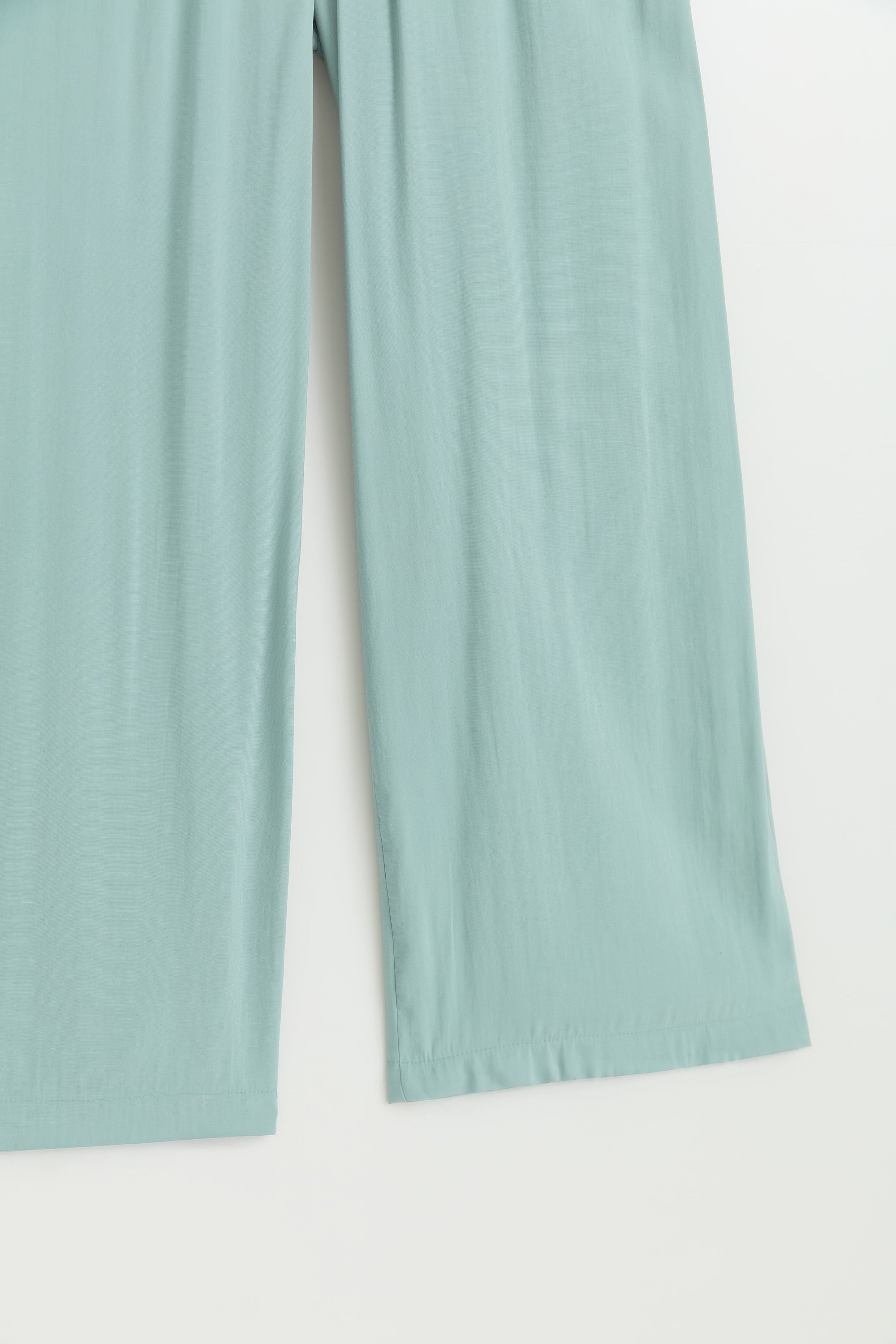 Büyük Beden Modal Pantolon Tunik Takım - Mint