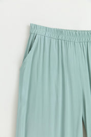Büyük Beden Modal Pantolon Tunik Takım - Mint