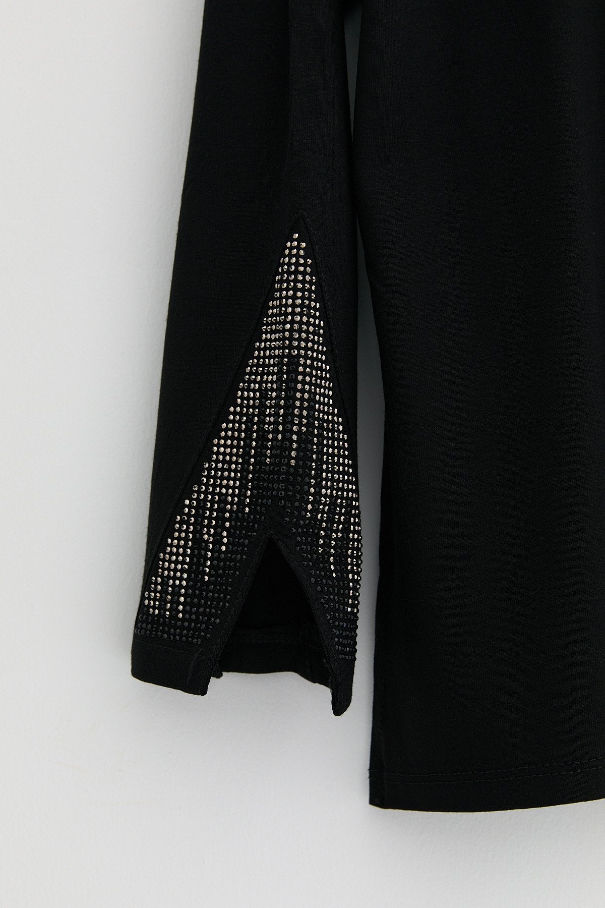 Plus Size Cotton Blouse - Black