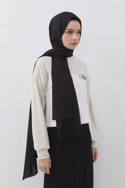 Büzgü Detaylı Örme Crop Bluz - Taş