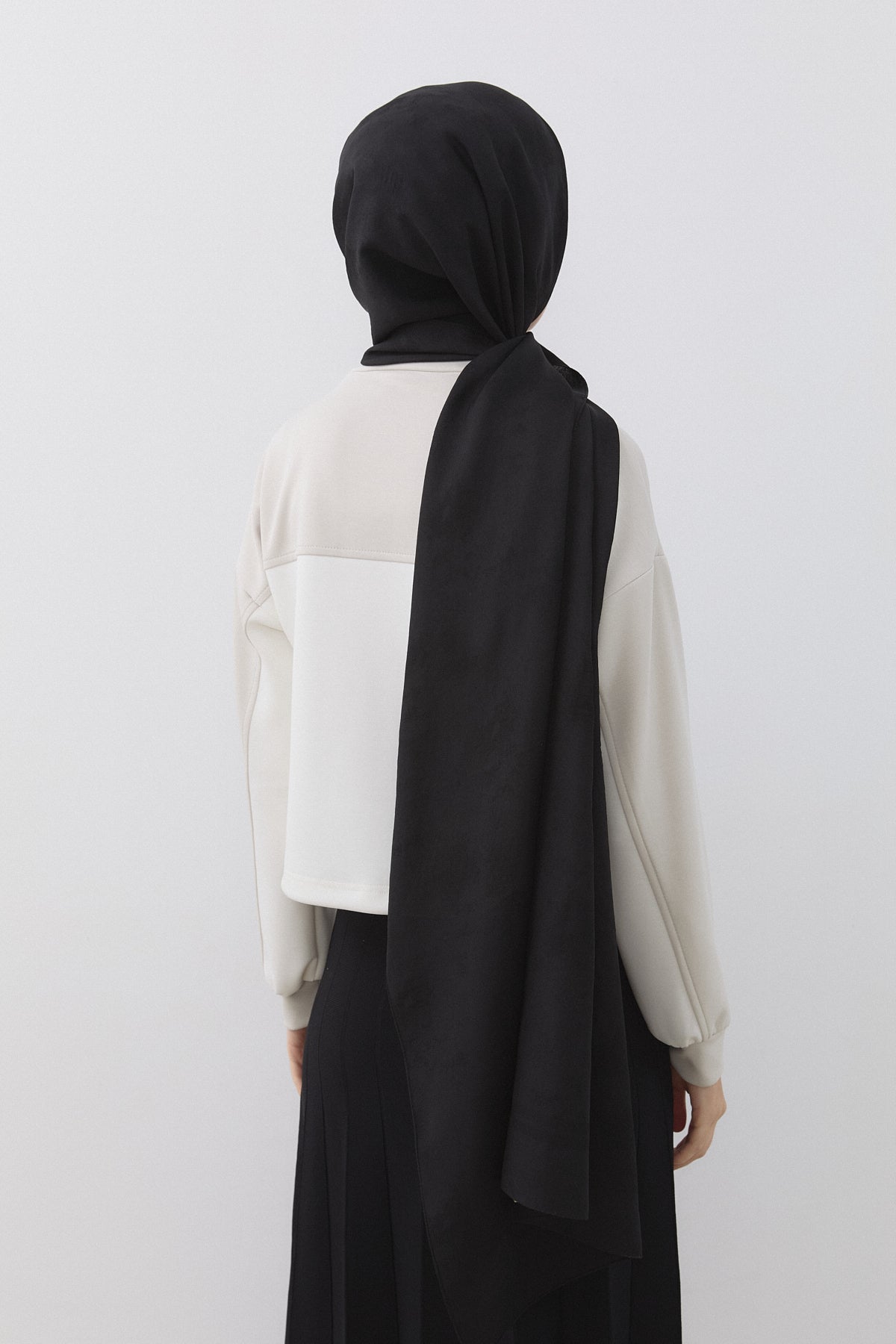 Büzgü Detaylı Örme Crop Bluz - Taş