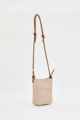 Crossbody Knitted Mini Bag - Beige