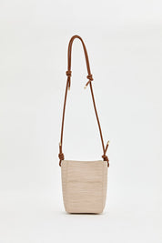 Crossbody Knitted Mini Bag - Beige
