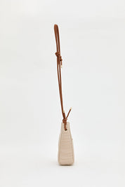 Crossbody Knitted Mini Bag - Beige
