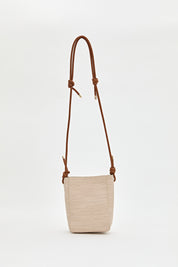 Crossbody Knitted Mini Bag - Beige
