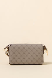 Monogram Crossbody Shopper Bag - Mink