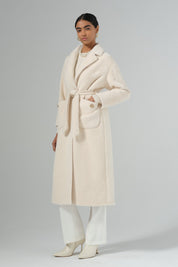 Cep Detaylı Angora Kaban - Bej