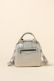 Crossbody Bag with Pocket Detail - Gold