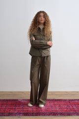Shirt with Pocket Detail - Khaki