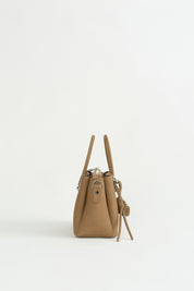 Charm Detaylı Tote Çanta - Camel