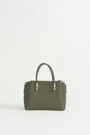 Charm Detaylı Tote Çanta - Haki