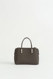 Charm Detaylı Tote Çanta - Kahve