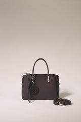 Charm Detaylı Tote Çanta - Kahve