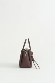 Charm Detaylı Tote Çanta - Mürdüm
