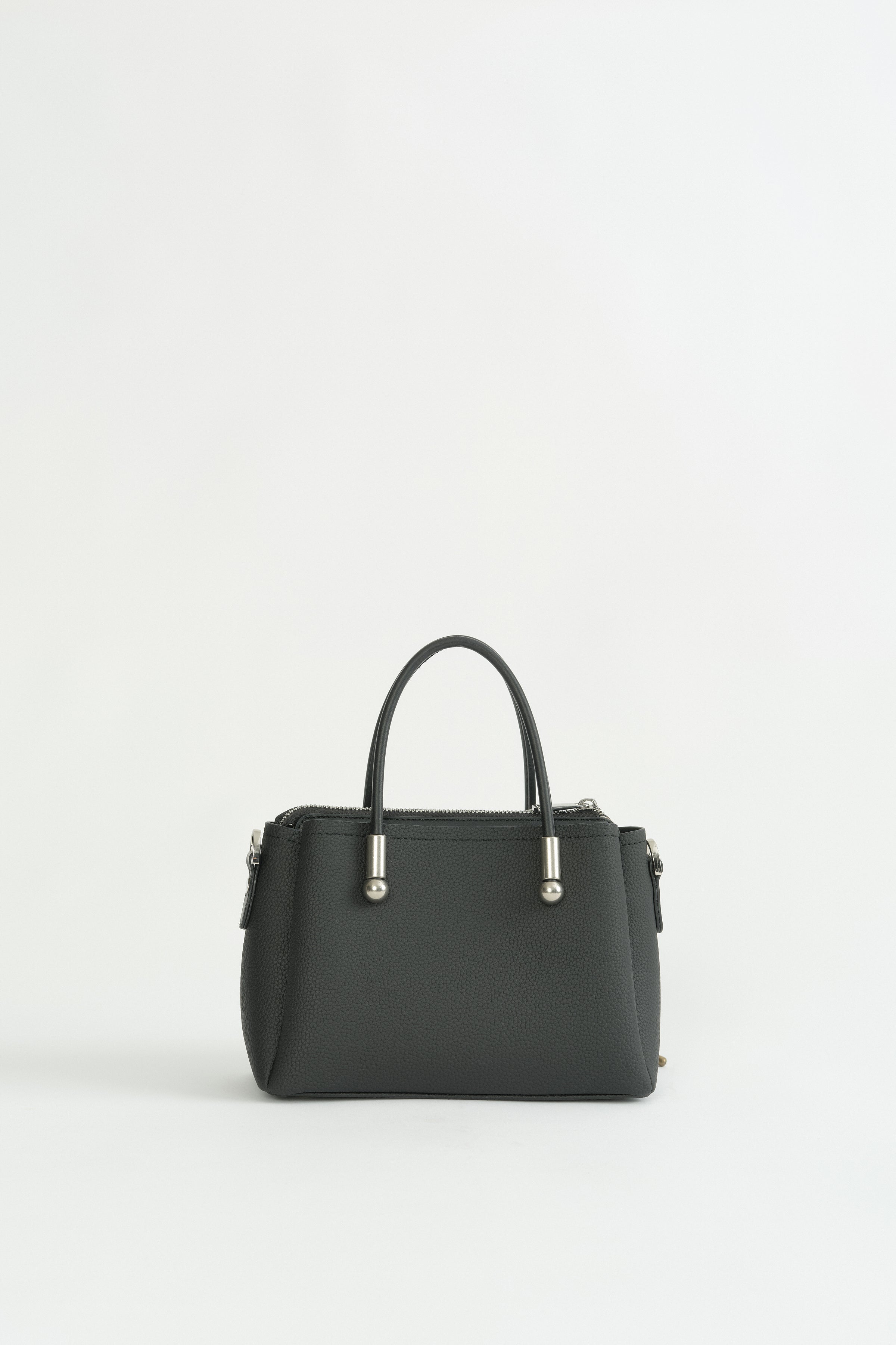 Charm Detaylı Tote Çanta - Siyah