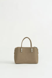 Charm Detaylı Tote Çanta - Vizon