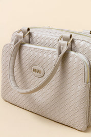 Çift Gözlü Satchel Çanta - Bej