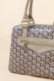 Çift Gözlü Satchel Çanta - Vizon-Bej