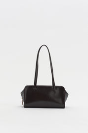 Twin-Handle Shoulder Bag - Coffee
