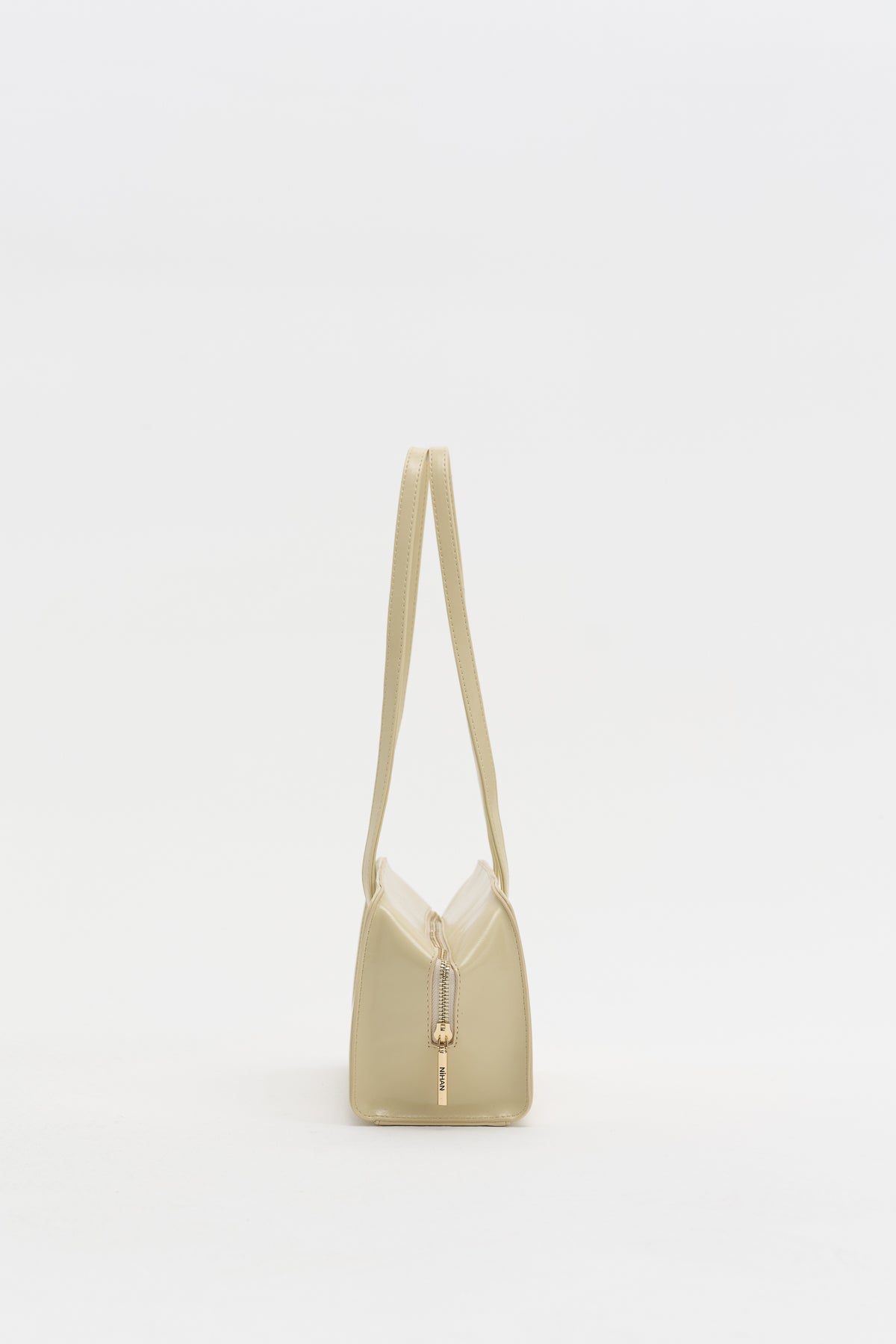Double Handle Shoulder Bag - Yellow