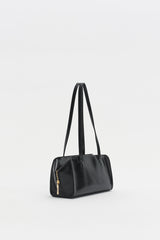 Double Handle Shoulder Bag - Black