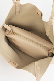 Çift Saplı Shopper Çanta - Vizon