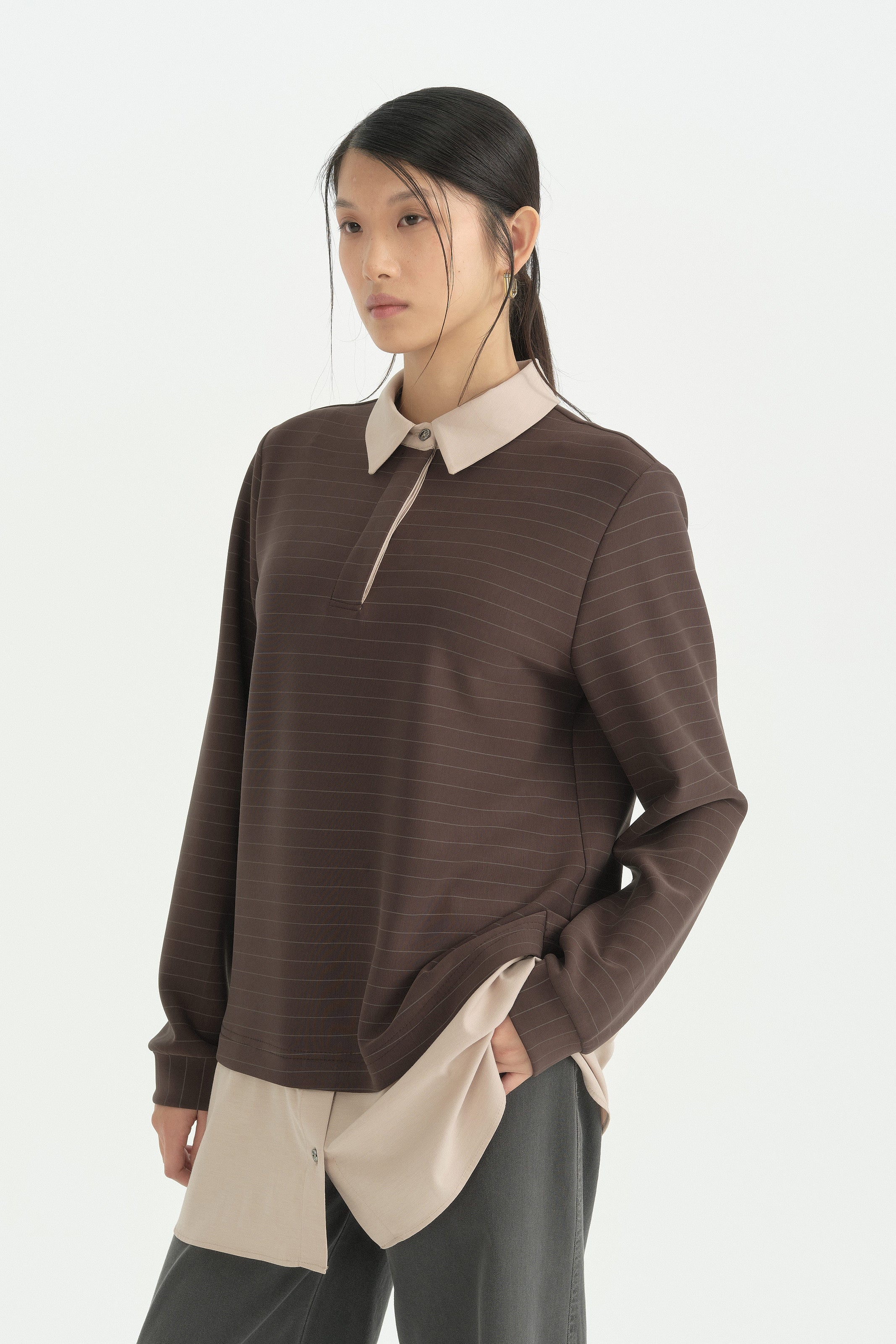 coton-mixli-cizgili-orme-yakali-tunik-kahve-276211.jpg