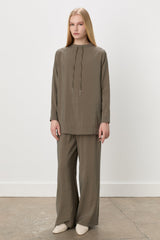 Modal Pants and Tunic Set - Khaki