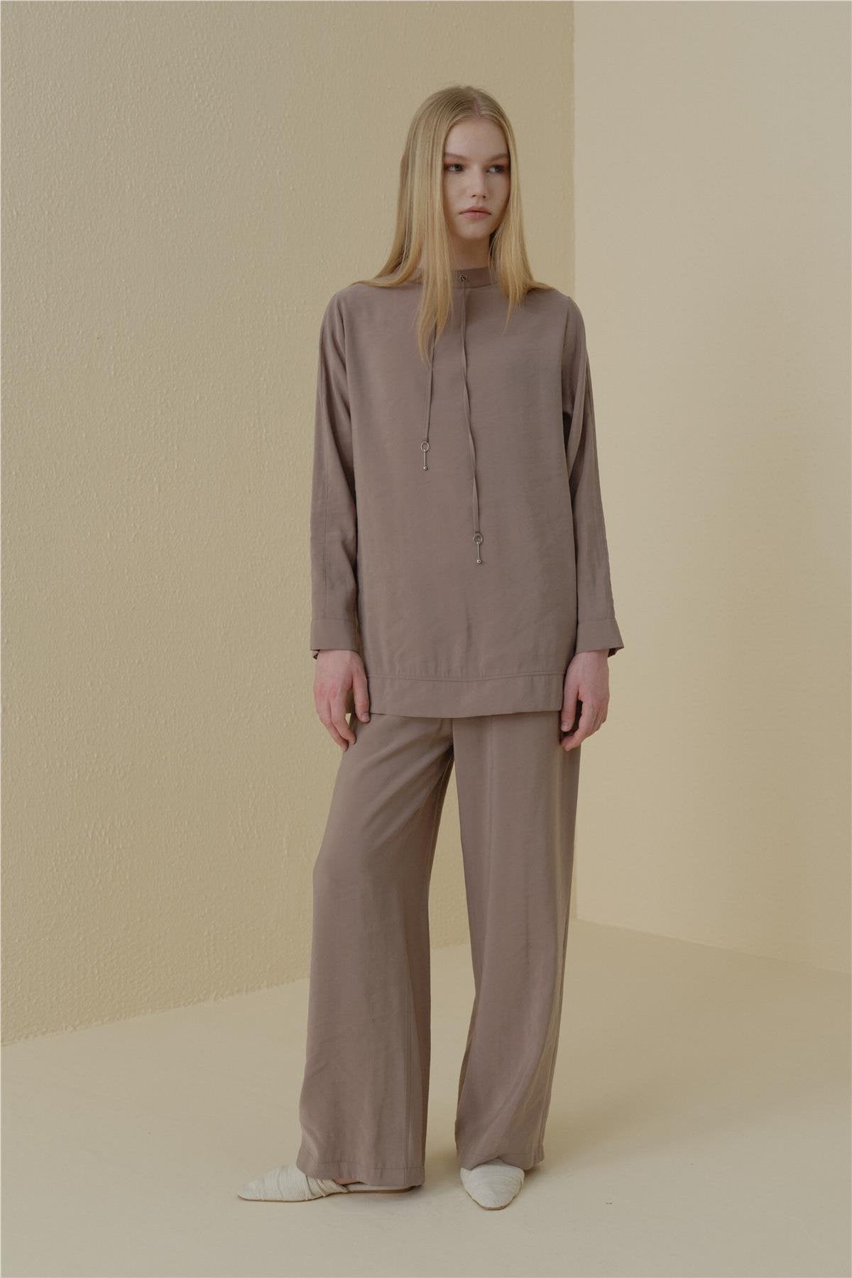 Pants and Tunic Modal Set - Mink