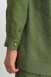 Lace Detail Tencel Pants and Tunic Set - Amazon