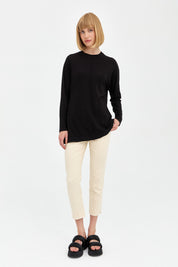 Skinny Canvas Trousers - Cream