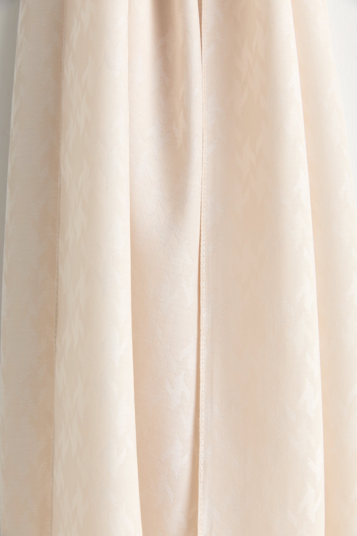 Patterned Lyocell Scarf - Cream