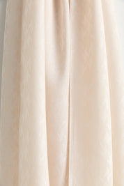 Patterned Lyocell Scarf - Cream