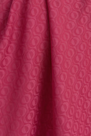 Patterned Cotton Shawl - Cherry